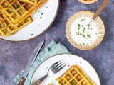 Broccoliwafels met kaas en ei