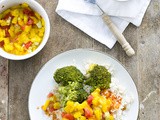 Cajunkip met mangosalsa – en broccoli