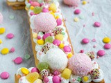 Cookiecake met snoepjes