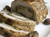 Gevulde rollade met champinon/pesto vulling