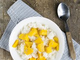 Mango en sticky rice uit Reishonger