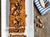 Plantaardige appel/perencake met noten