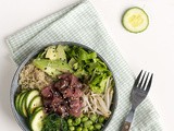 Salade verse tonijn met quinoa