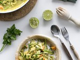 Thaise groene curry met kip en mihoen