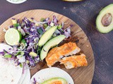 Vis taco’s met limoen en avocado