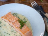 Zalm met citroensaus en dille