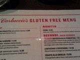 Carluccio's - i have forgotten how to make menu choices