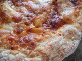 Stuffed-crust pizza with mozzarella dough