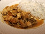 Chicken Curry with Mushrooms
