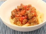 Penne with Sausages and Tomato