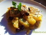 Baccalà con patate,olive e pinoli