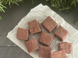 3 Ingredient Dark Chocolate Fudge