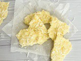 4 Ingredient Lemon Coconut Bark