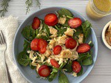5 Ingredient Berry Chicken Panzanella Salad