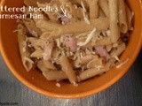 Buttered Noodles with Parmesan Ham Skillet Dinner