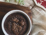 Five Ingredient Mexican Chocolate Brownies for One