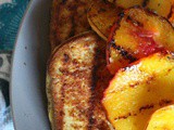 Grilled French Toast and Peaches + Running Injury again