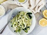 Lemon Salad with Zucchini Ribbons