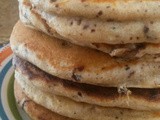 Light and Fluffy White Whole Wheat Flour Chocolate Chip Pancakes