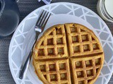 Protein Pumpkin Waffles for One
