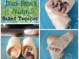 Southwest Black Bean and Chicken Baked Taquitos {Simply Organic Giveaway}