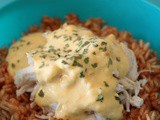 Southwest Chicken and Mexican Rice Bowls with All Natural Cheese Sauce