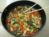 Chinese Chicken with Peppers & Bokchoy