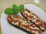 Eggplant Parmigiana “Pizza”