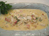 Grilled Steelhead Trout Chowder