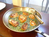 Indian Chicken Saag (creamed spinach)