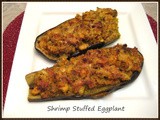 Shrimp-Stuffed Eggplant