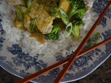 Chicken with Asian Peanut Sauce