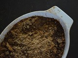 Pear and Cranberry Gingersnap Crumble