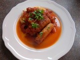 Sausage with Red Wine & Polenta