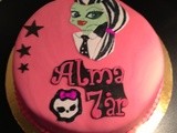 Monster High-tårta