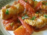 Bengalese Onion and Tomato Fish Curry