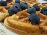 Blueberry Buttermilk Waffles