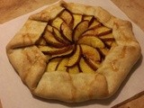 Ginger-Ricotta and Peach Galette