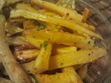Roasted Parsnips with Horseradish Butter