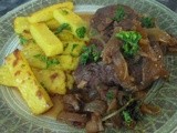 Sour Braised Beef with Polenta Fries