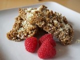 Food for an athlete: Snow Topped Maple and Pecan Flapjacks