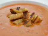 Homemade Basil Croutons with Glorious Soups