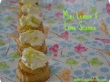 Mini Lemon & Lime Scones