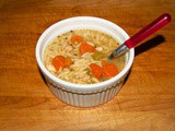 Lemon Chicken Orzo Soup