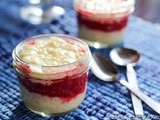 Raspberry Tapioca Pudding