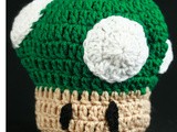 Free Crochet Pattern – “1 Up” Mushroom Baby Hat