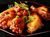 Spicy Ginger Glazed Wings