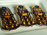 Sugar Cookie Decorating - Dalek Cookies