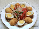 Golden Egg Salad- Sri Lankan tyle