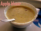 Apple kheer or payasam recipe – How to make apple kheer recipes – kheer recipes